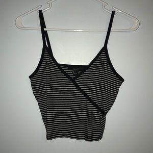 Striped cropped cami